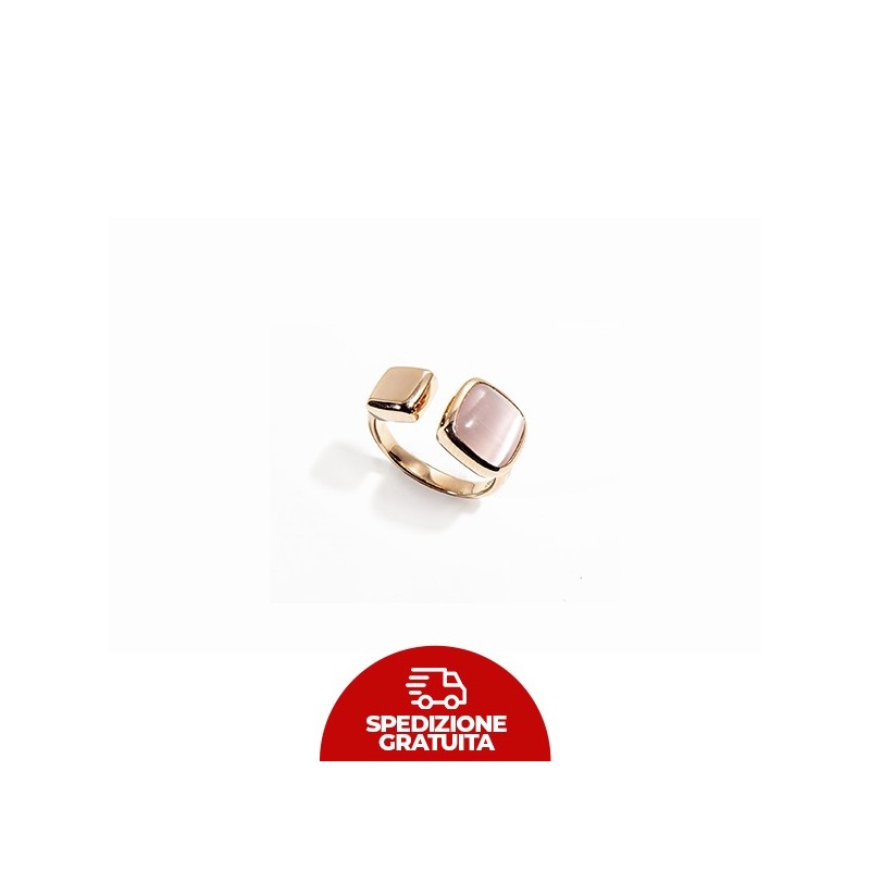 Anello Laguna Dadi rosa