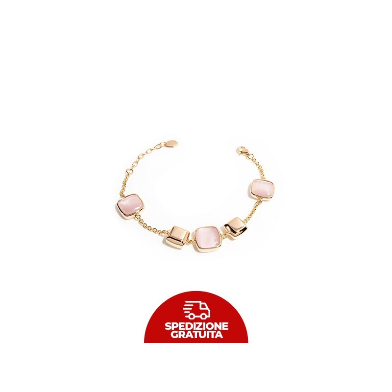 Bracciale Laguna Dadi rosa