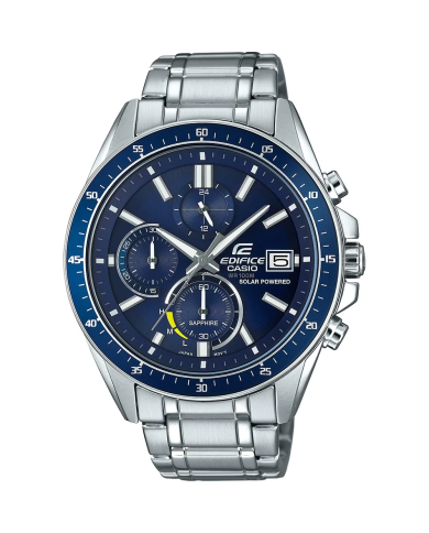 Orologio CASIO EDIFICE SLIM SOLAR POWERED CHRONOGRAPH - BLUE Uomo