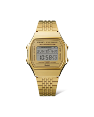 Orologio CASIO VINTAGE BLUETOOTHÂ®  SMARTPHONE LINK - GOLD - built-in accelerometer senses body movements + steps counter Unisex
