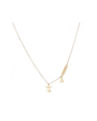 Collana Angelo in Argento 925 Gialla