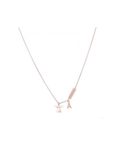 Collana Angelo in Argento 925 Rosa