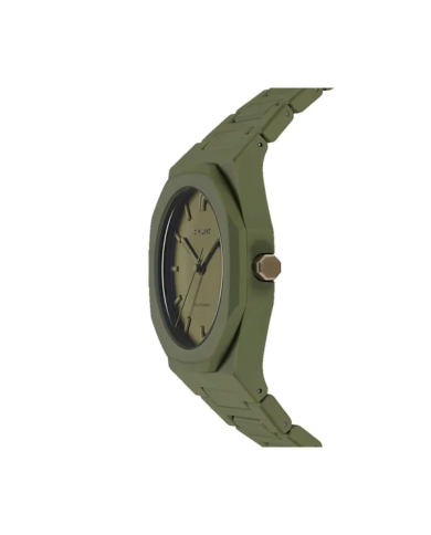 Orologio D1 MILANO POLYCARBON MILITARY GREEN - COLOR BLOCK EDITION Uomo