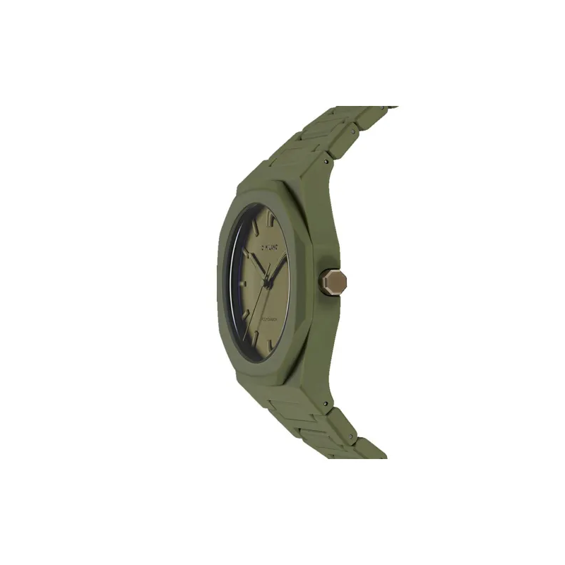 Orologio D1 MILANO POLYCARBON MILITARY GREEN - COLOR BLOCK EDITION Uomo