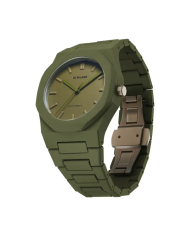 Orologio D1 MILANO POLYCARBON MILITARY GREEN - COLOR BLOCK EDITION Uomo
