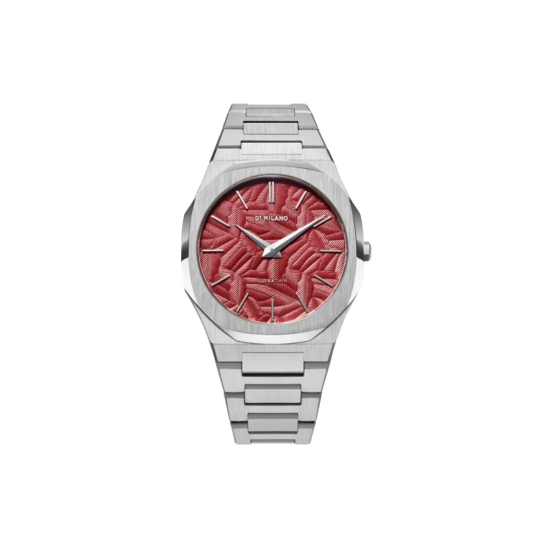 Orologio D1 MILANO ULTRA THIN BARN RED Uomo