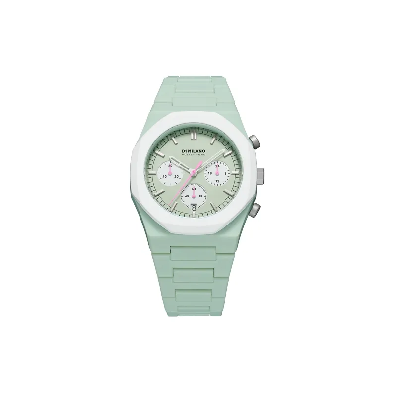 Orologio D1 MILANO POLYCHRONO GREEN BLAST Uomo