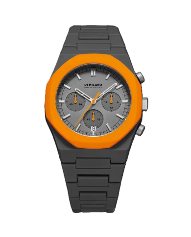 Orologio D1 MILANO POLYCHRONO ORANGE BLAST Uomo