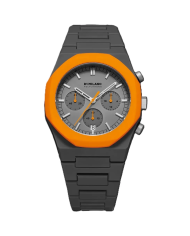 Orologio D1 MILANO POLYCHRONO ORANGE BLAST Uomo