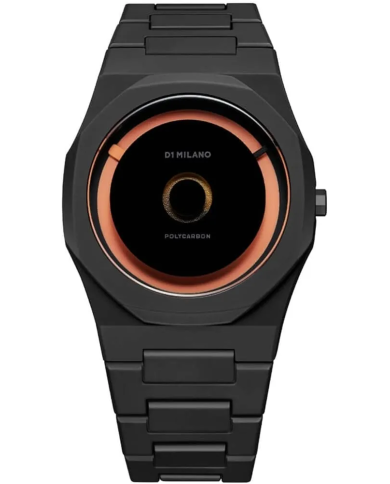 Orologio D1 MILANO POLYCARBON ORANGE LED Uomo