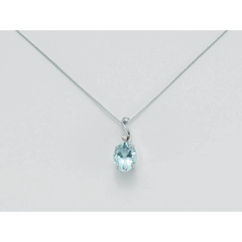 Collana donna Miluna in oro bianco CLD3011