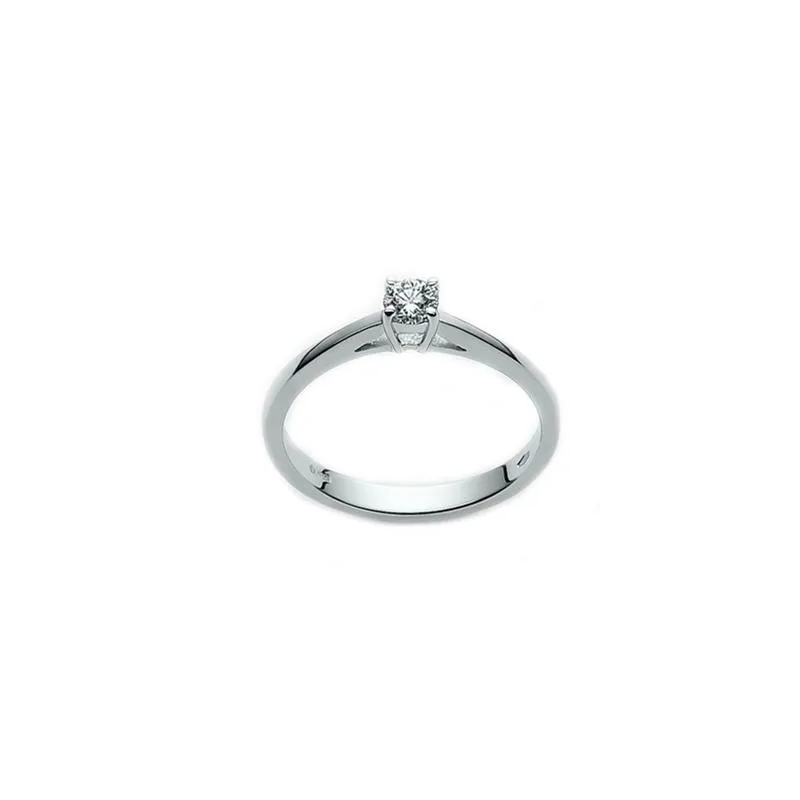 LID1417-D9 Anello Miluna Solitario con Diamante