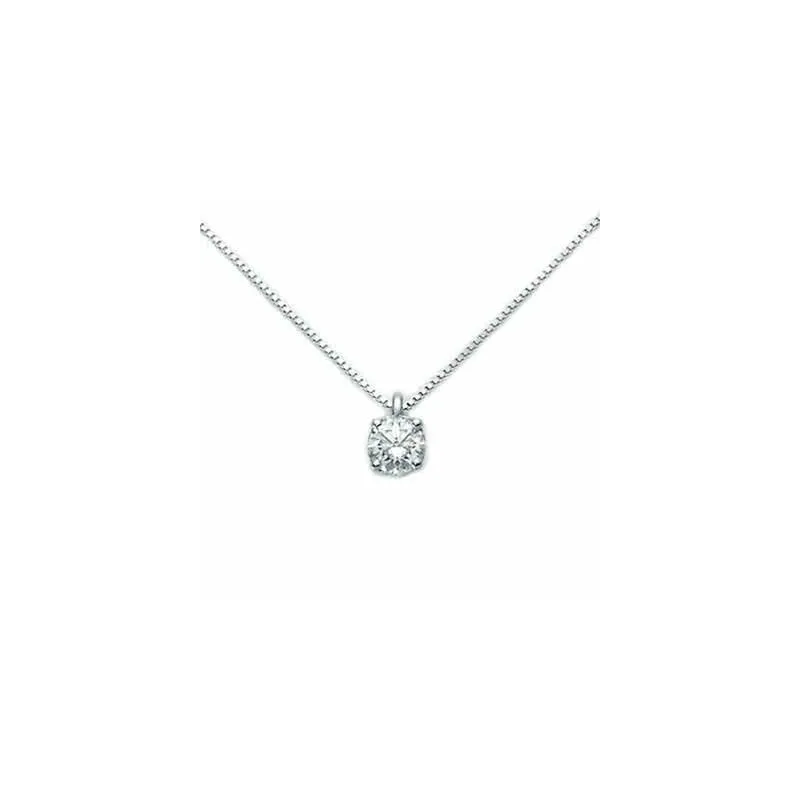 Catenina girocollo Miluna punto luce con Diamante ...
