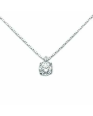 Catenina girocollo Miluna punto luce con Diamante ...