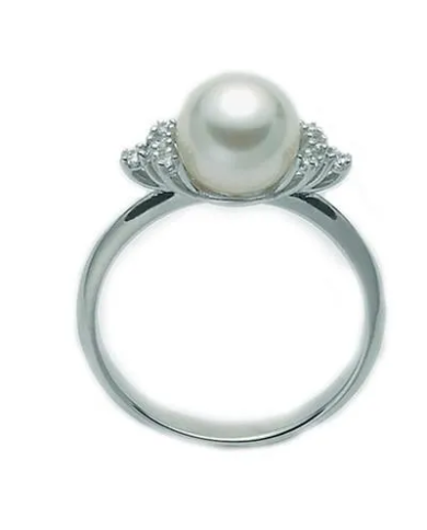 anello donna Miluna PLI1431M Parure Perle Akoya