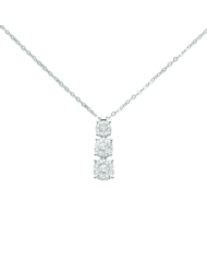 Catenina girocollo Miluna modello Trilogy con Diamanti ...