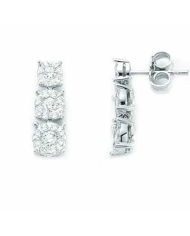 Orecchini - Donna - Miluna - ERD2203 - Oro bianco