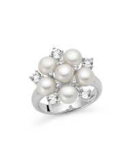 Anello Miluna Argento Collezione Unica PLI1717 bouquet ...