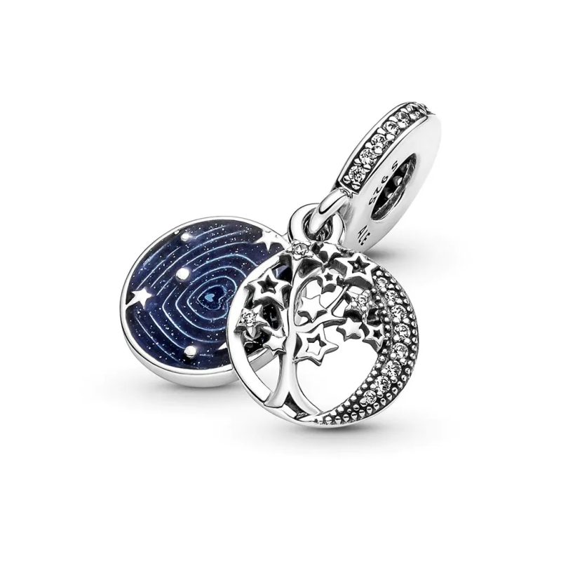 Charm Pendente "To the Moon and Back" | Argento sterling
