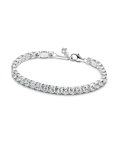 Bracciale Tennis con Pietre grandi | Argento sterling
