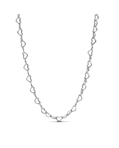 Collana Catena di Cuori | Argento sterling
