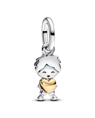 Charm Pendente Bimbo Felice | Bicolor