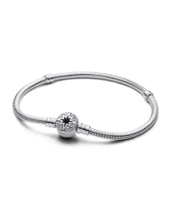 Bracciale con Chiusura Stella Polare | Argento sterling