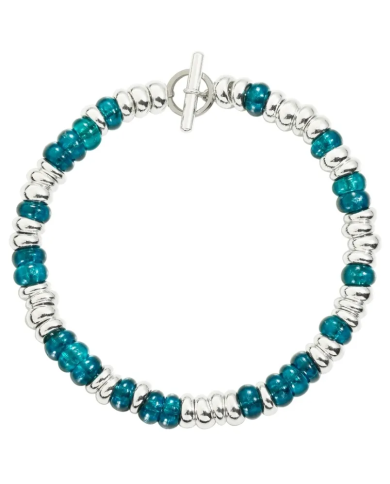 BRACCIALE DODO RONDELLE. ARGENTO PLASTICA ...