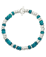 BRACCIALE DODO RONDELLE. ARGENTO PLASTICA ...