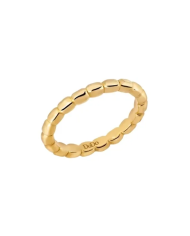 anello granelli oro giallo