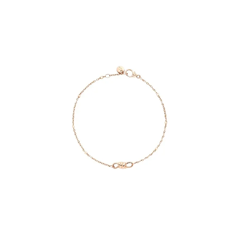 bracciale nodo oro rosa