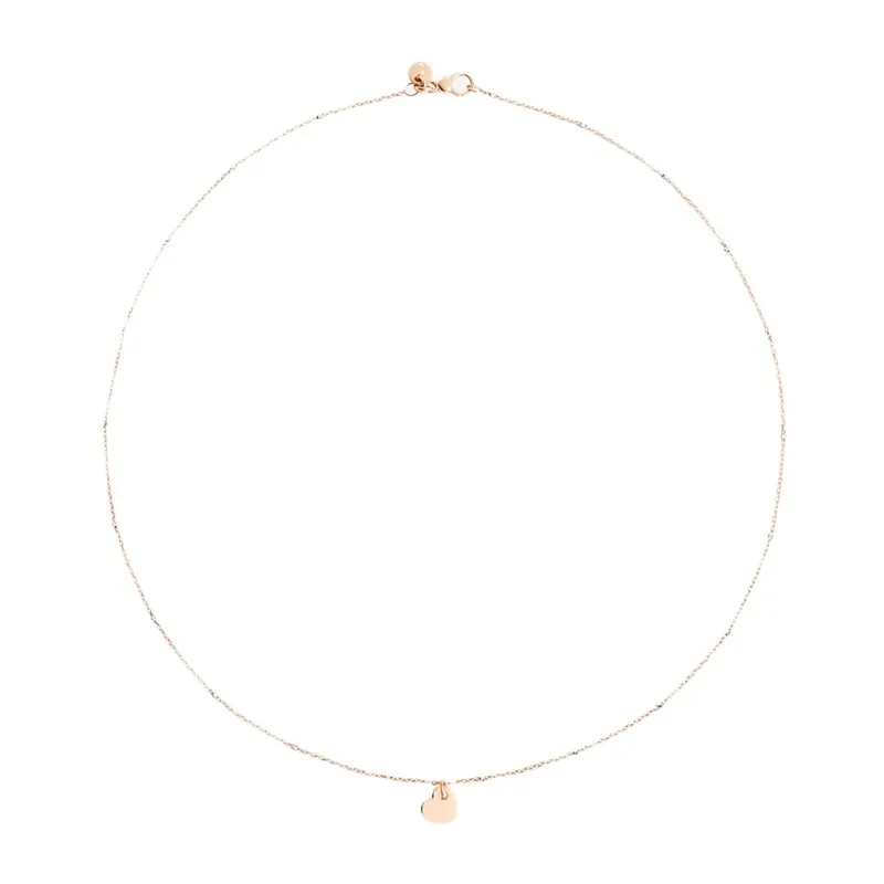 collana mini cuore oro rosa - Dodo