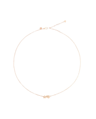 Dodo collana stella cometa oro rosa & diamante ...