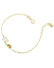 Bracciale leBebé Primegioie da bambina in oro giallo