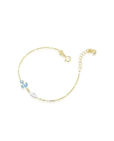 Bracciale leBebé Primegioie da bambino in oro giallo