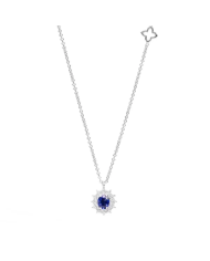 Collana Re Carlo Camelia Oro Bianco 18kt Diamanti e ...