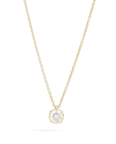 Collana punto luce Recarlo in oro giallo 18kt e diamante