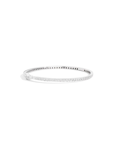 bracciale rigido con diamanti taglio brillante recarlo ...