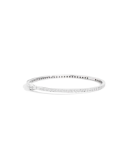 bracciale rigido con diamanti taglio brillante recarlo ...