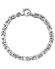 Bracciale Uomo Giovanni Raspini Catena Bizantina Quadra