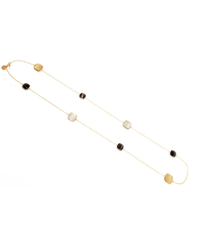 Collana Madi Laguna Pesca con Otto Pietre Multicolor