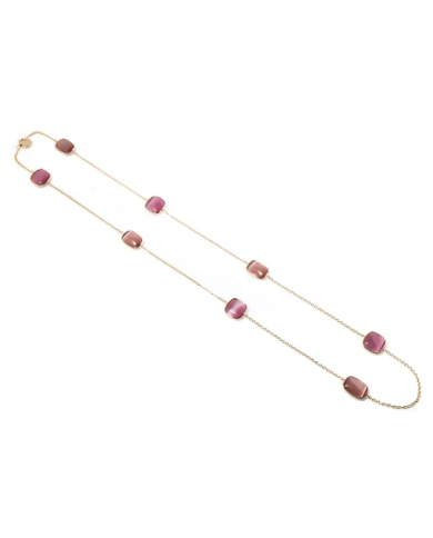 Collana Madi Laguna Oliva con Quarzi Idrotermali Verdi