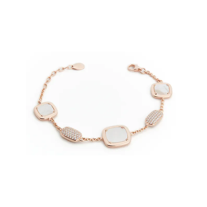 Bracciale Madi Collezione Madreperla con Zirconi Bianchi