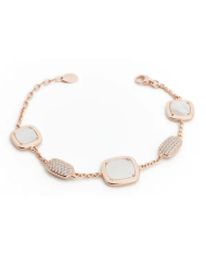 Bracciale Madi Collezione Madreperla con Zirconi Bianchi