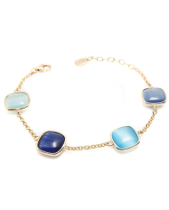 Bracciale Madi Laguna Blu con Quarzi di Diverse Sfumature