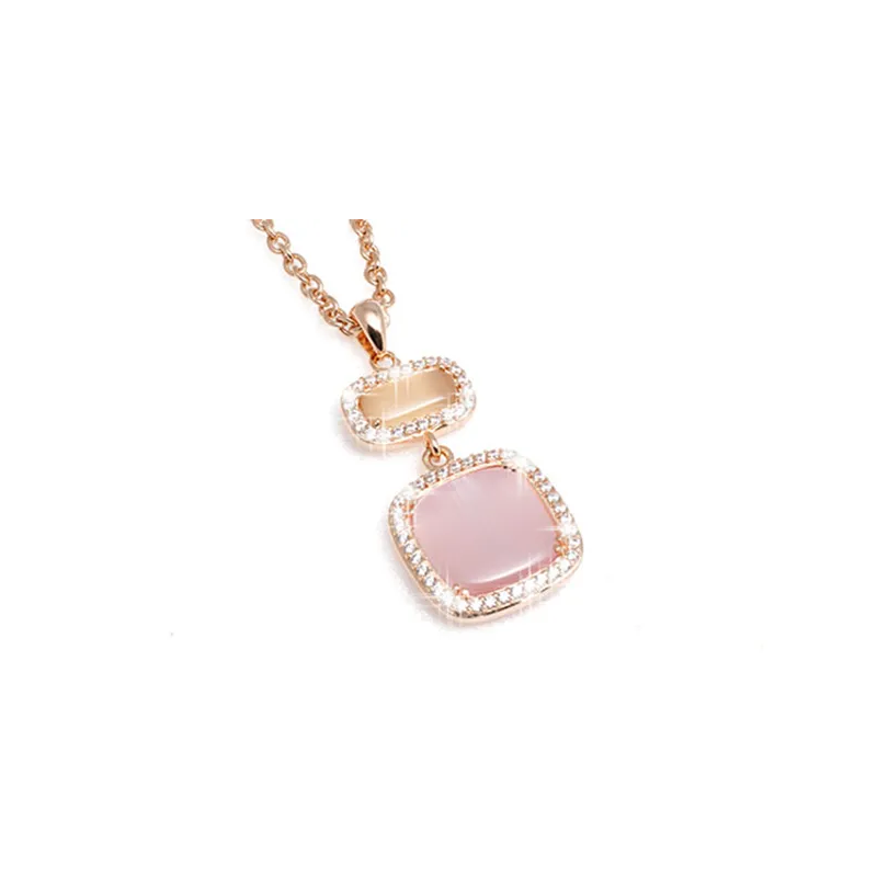Collana Madi Collezione Laguna Luce con Quarzi Idrotermali Rosa