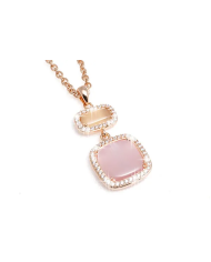 Collana Madi Collezione Laguna Luce con Quarzi Idrotermali Rosa