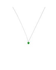 Collana In argento con zircone Cuore