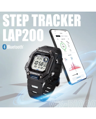 Orologio CASIO COLLECTION Mod. STEP TRACKER LAP 200 - BLACK Uomo