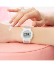 Orologio BABY-G Mod. 565 GLITTER CRYSTALS SERIE - SILVER Donna